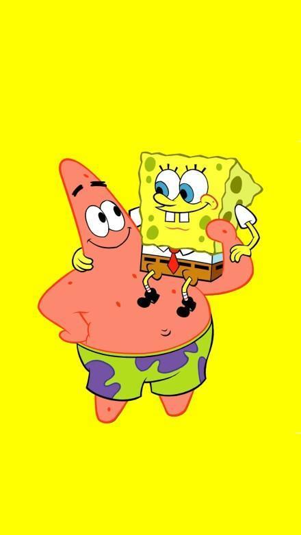 海绵宝宝手机锁屏壁纸，萌哦～