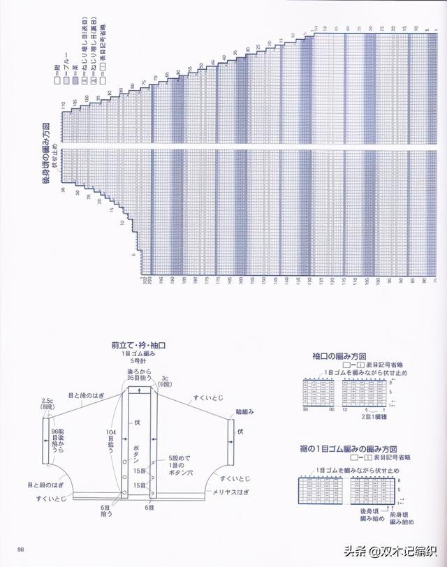 宽松女毛坎肩的织法与样式（经典复古的横织蝙蝠袖春秋短坎肩）(4)