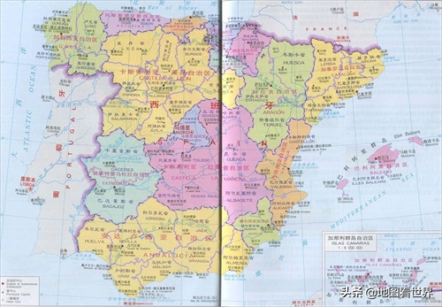 新冠肺炎疫情国家地理科普：西班牙概况与西班牙地图合集