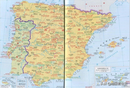 新冠肺炎疫情国家地理科普：西班牙概况与西班牙地图合集