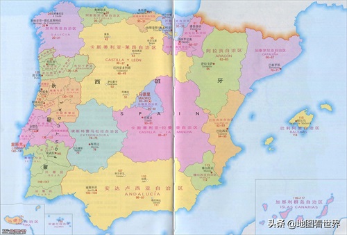 新冠肺炎疫情国家地理科普：西班牙概况与西班牙地图合集