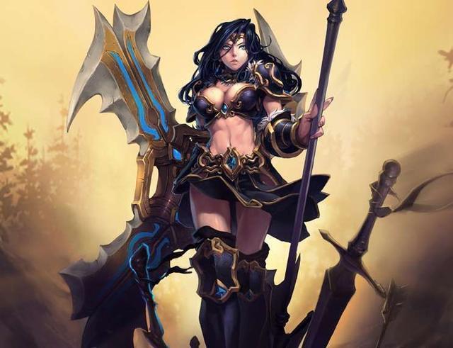 LOL:那些美翻天的英雄老版原画TOP9 改成现在这样都没兴趣玩了