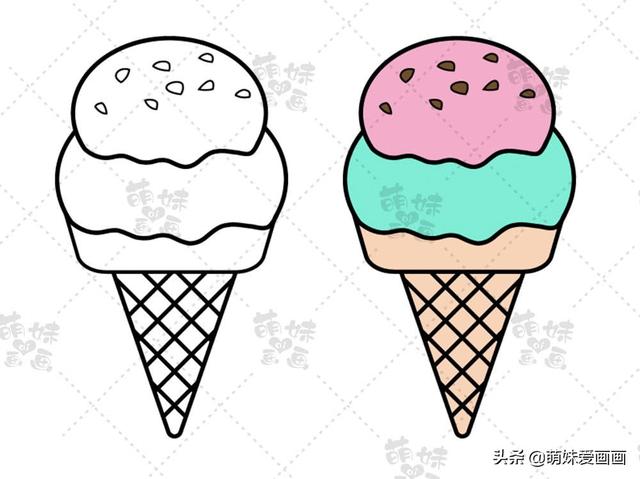 又简单又漂亮的简笔画手抄报(夏天主题素材简笔画大全)(15)