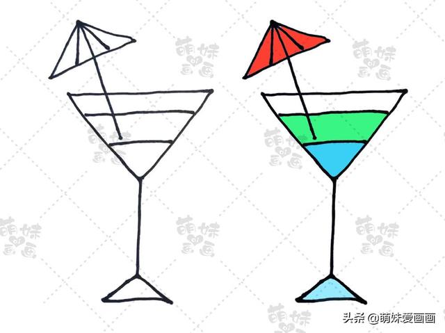 又简单又漂亮的简笔画手抄报(夏天主题素材简笔画大全)(11)