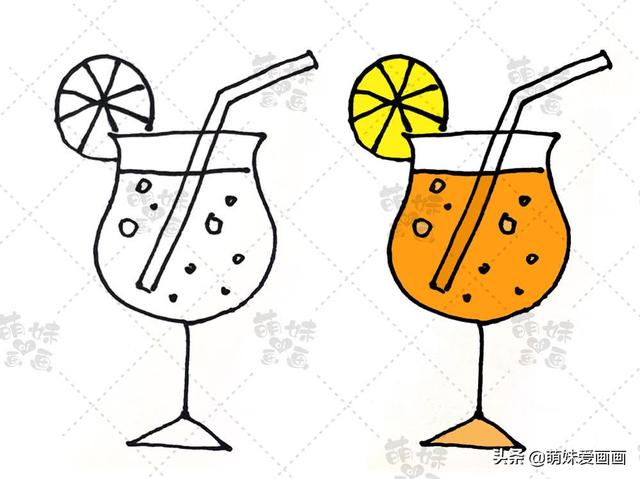 又简单又漂亮的简笔画手抄报(夏天主题素材简笔画大全)(13)