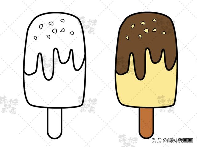 又简单又漂亮的简笔画手抄报(夏天主题素材简笔画大全)(14)