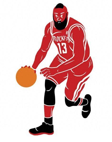 张张都能做头像！哈登漫画头像帅到没朋友！