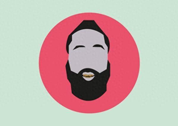 张张都能做头像！哈登漫画头像帅到没朋友！