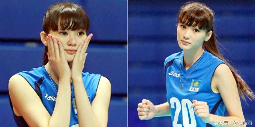 亚洲女排第一美女,哈萨克model级运动员艾媞博柯娃·莎宾娜